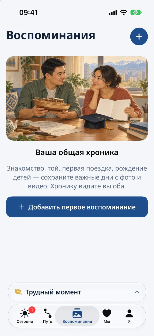 The couple’s memories